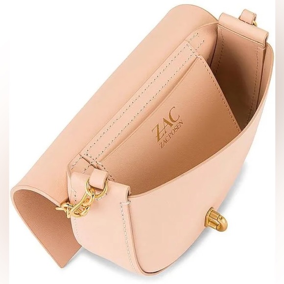 ZAC Zac Posen Belay Mini Leather Saddle Crossbody Bag - Picture 7 of 9